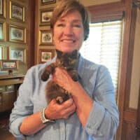 Kathleen Strodtbeck with Mon Chéri Cattery Fanny